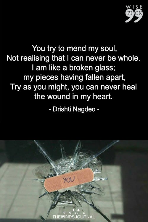 Patching The Hurts That Never Heal