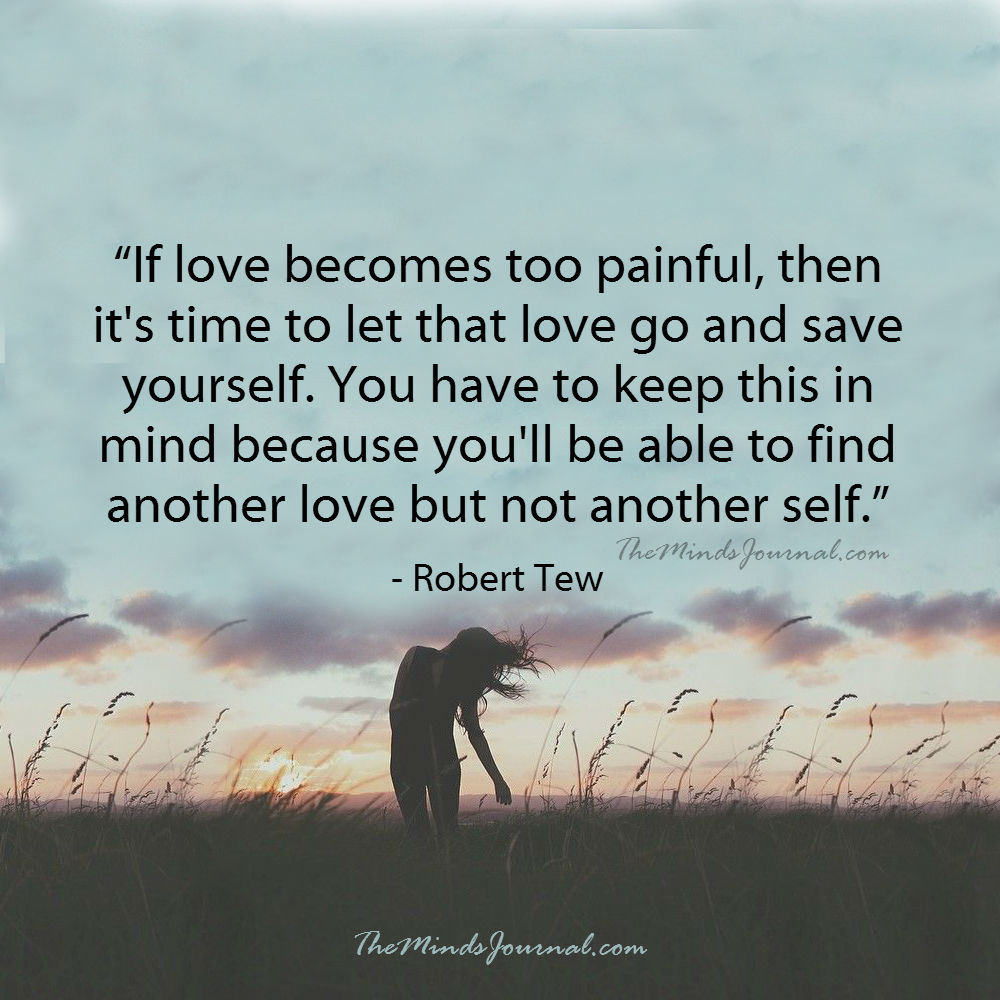 If love becomes too painful