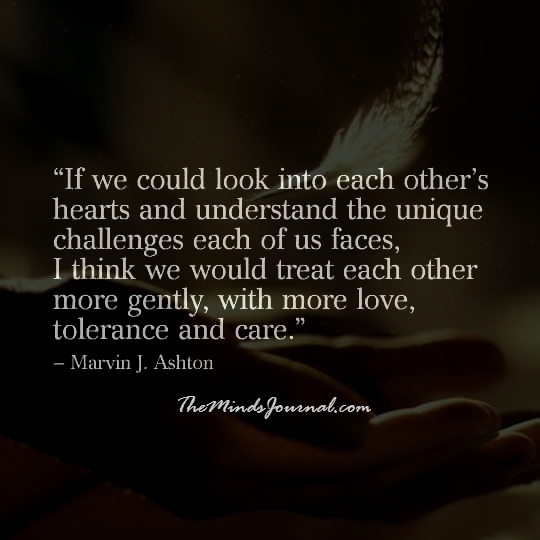 If We Could Look Into Each Other’s Hearts