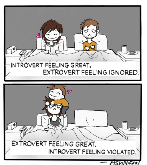 introvert vs extrovert