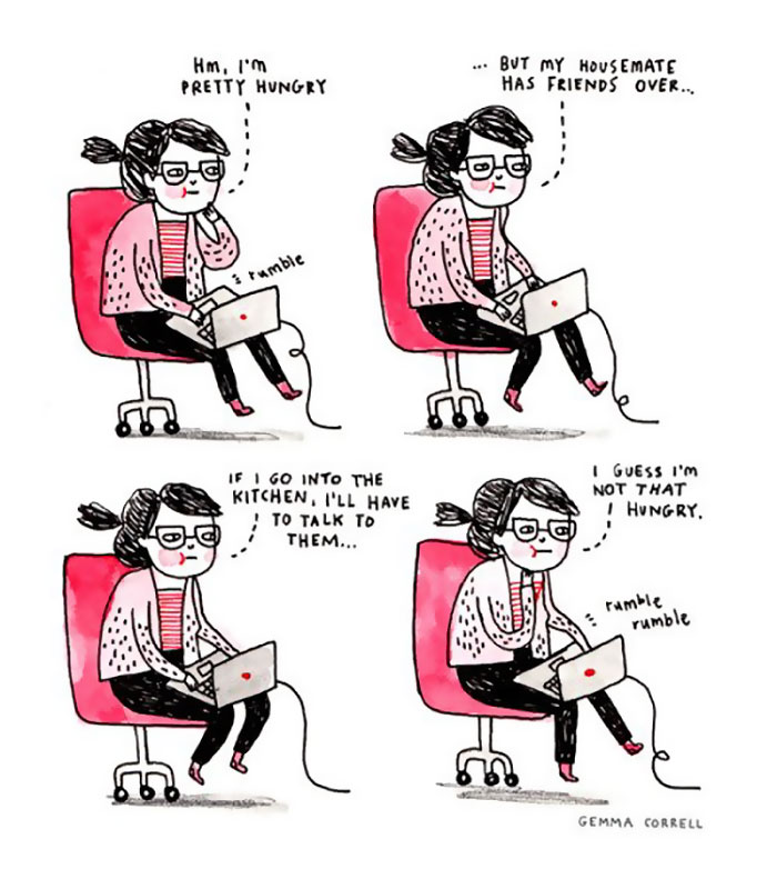 introvert comics