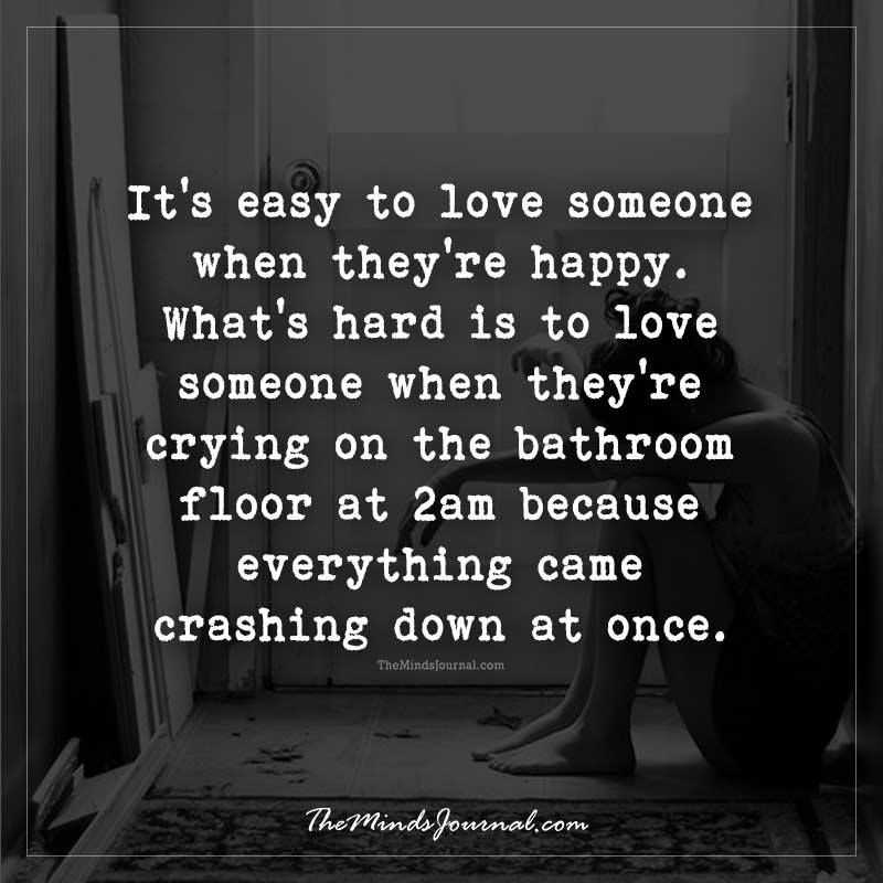 its easy to love someone who is happy