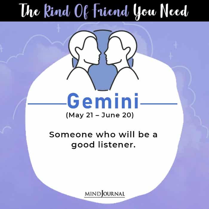 kind of friend gemini