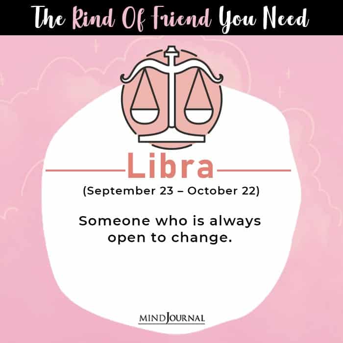 kind of friend libra