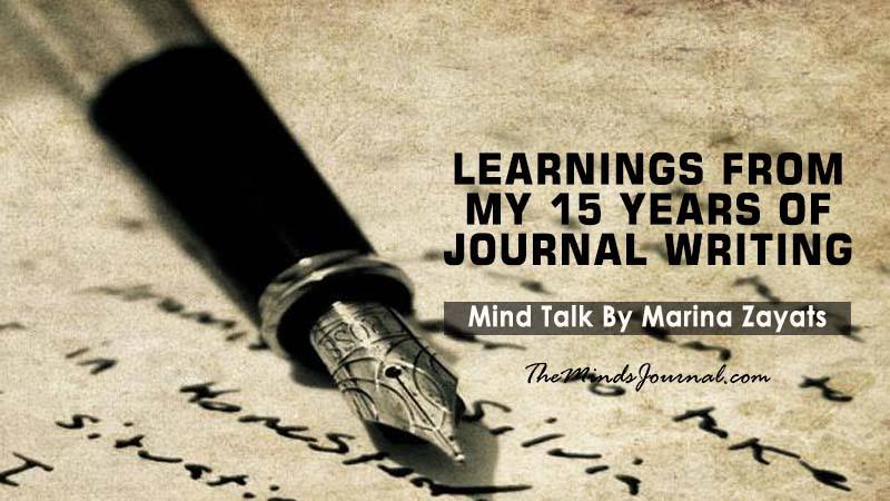 LEARNINGS FROM MY 15 YEARS OF JOURNAL WRITING – Mind Talk