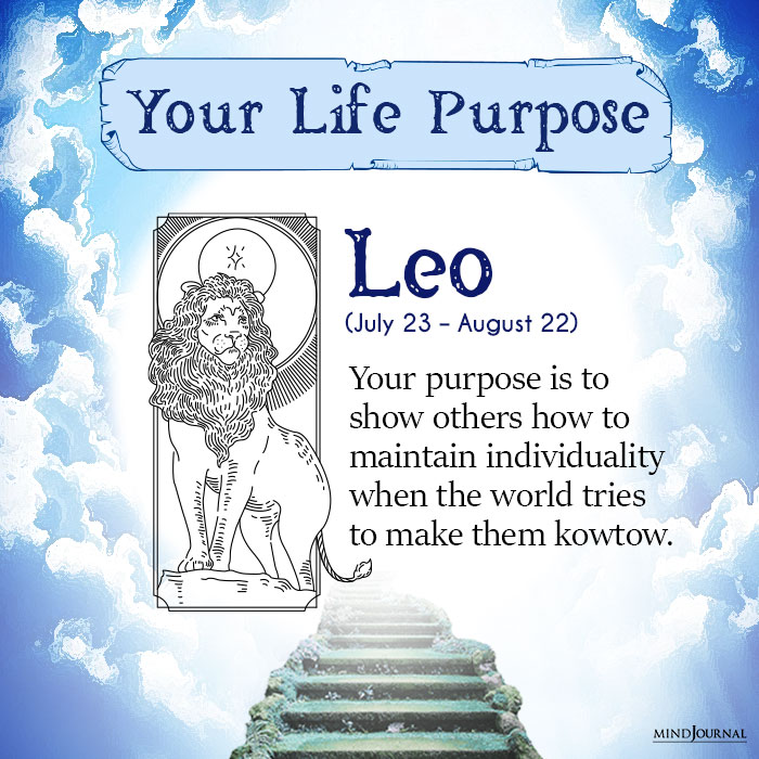 life purpose leo