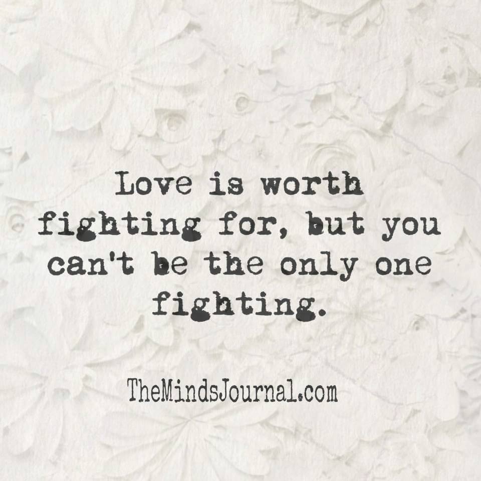 Love Is Worth Fighting