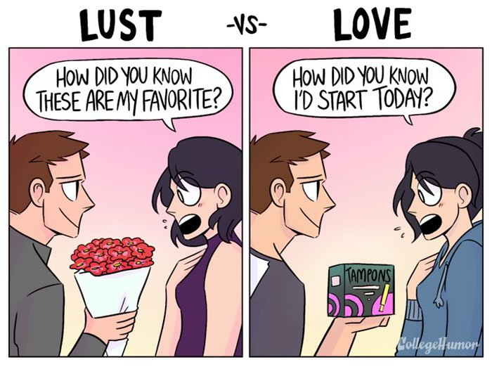 Love Vs. Lust