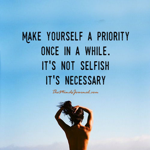 Make yourself a Priority