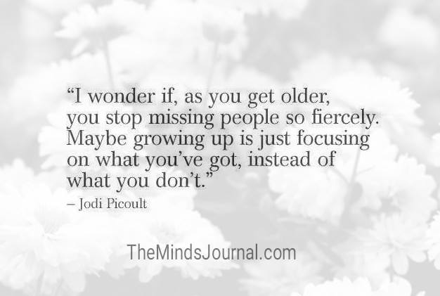 Maybe Growing Up Is Just Focusing On What You’ve Got