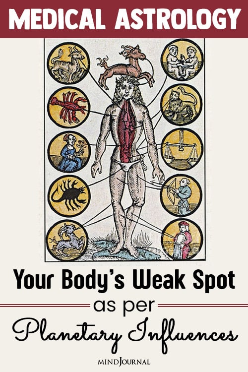 medical astrology spot pin