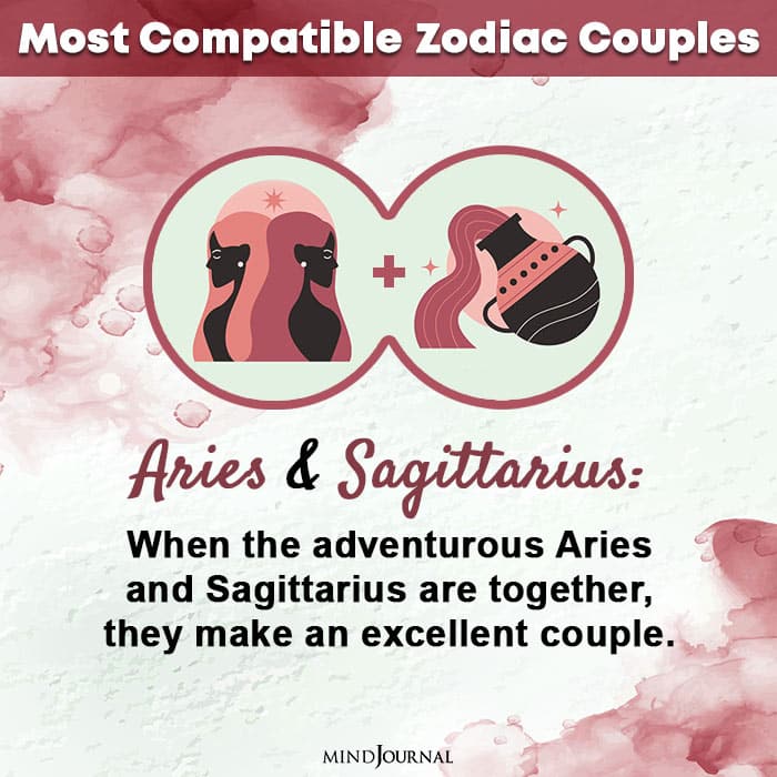 most compatible zodiac couples aries and sagittarius