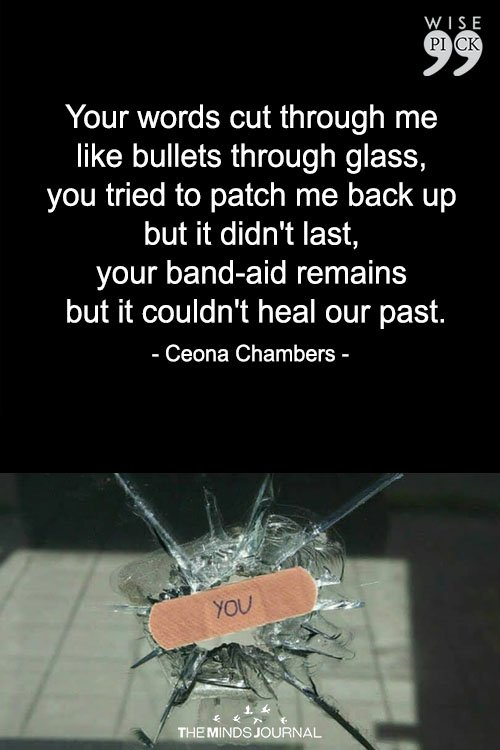 Patching The Hurts That Never Heal