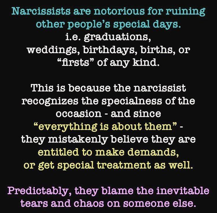 narcissists ruin holidays