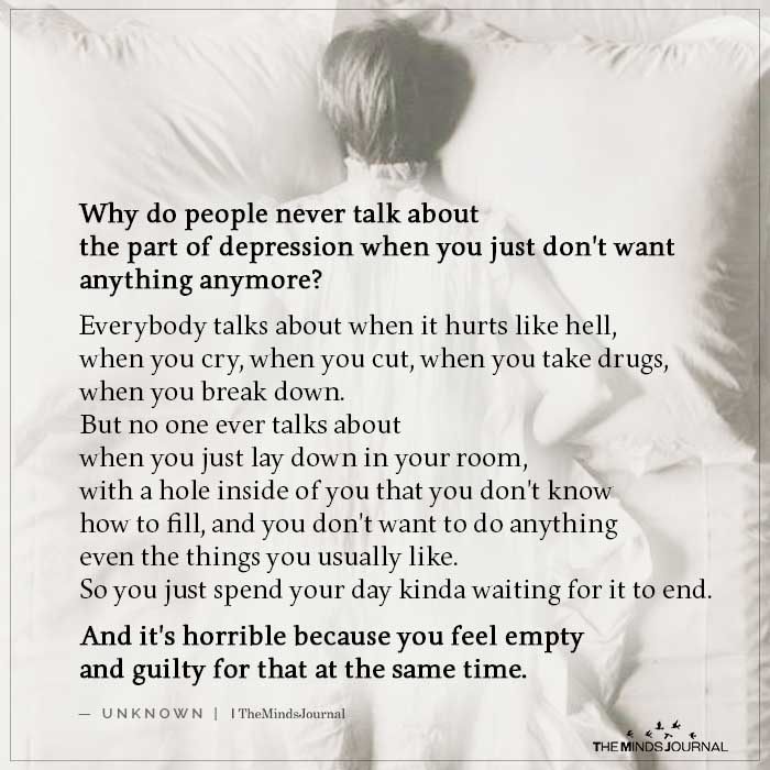 Why Do People Never talk About