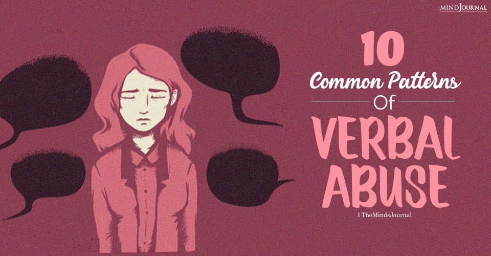 10 Common Patterns Of Verbal Abuse