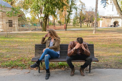 Couples fighting