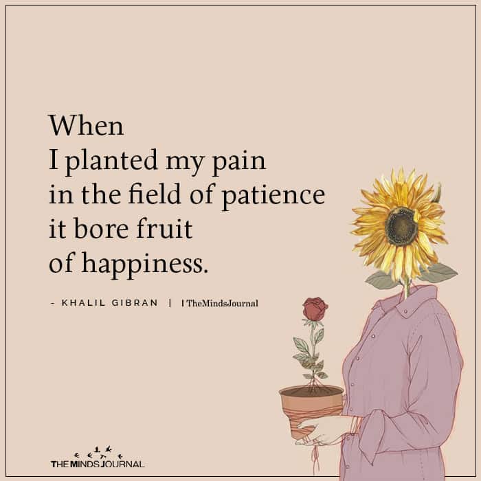 When I Planted My Pain In The Field Of Patience