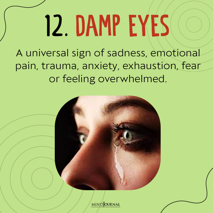 read eyes damp eyes