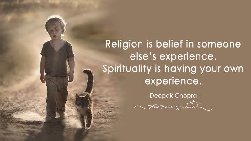 difference between religion and spirituality