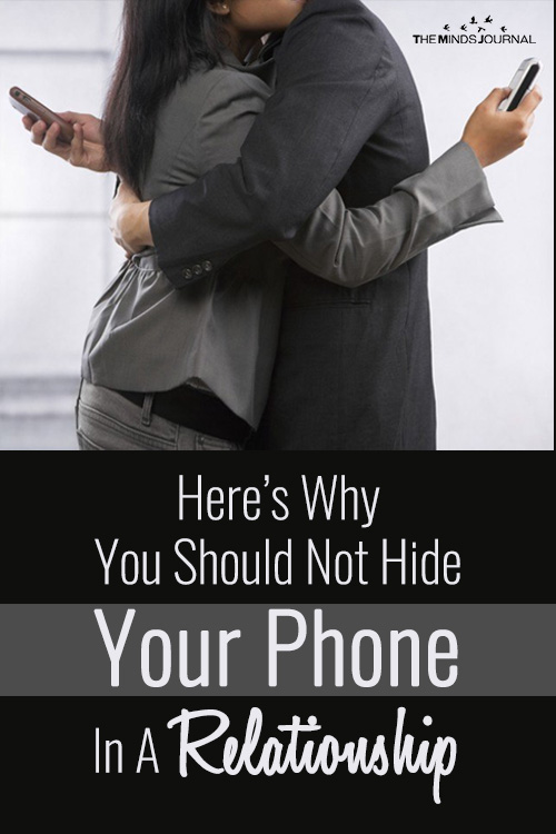 5 Reasons Why You Should Stop Hiding Your Phone From Your Partner pin