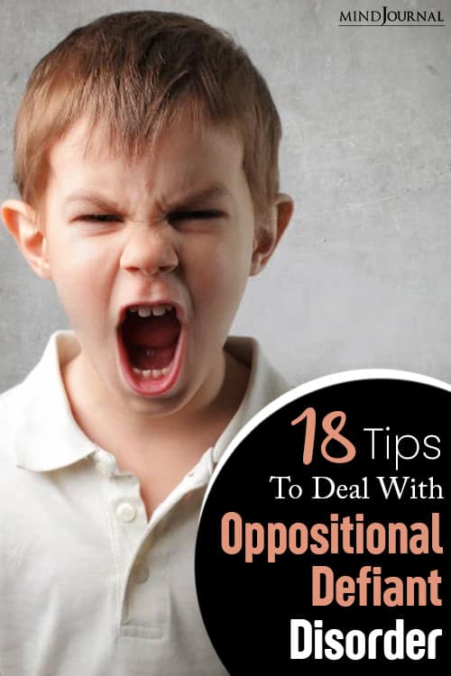 Signs of symptoms of oppositional defiant disorder pin