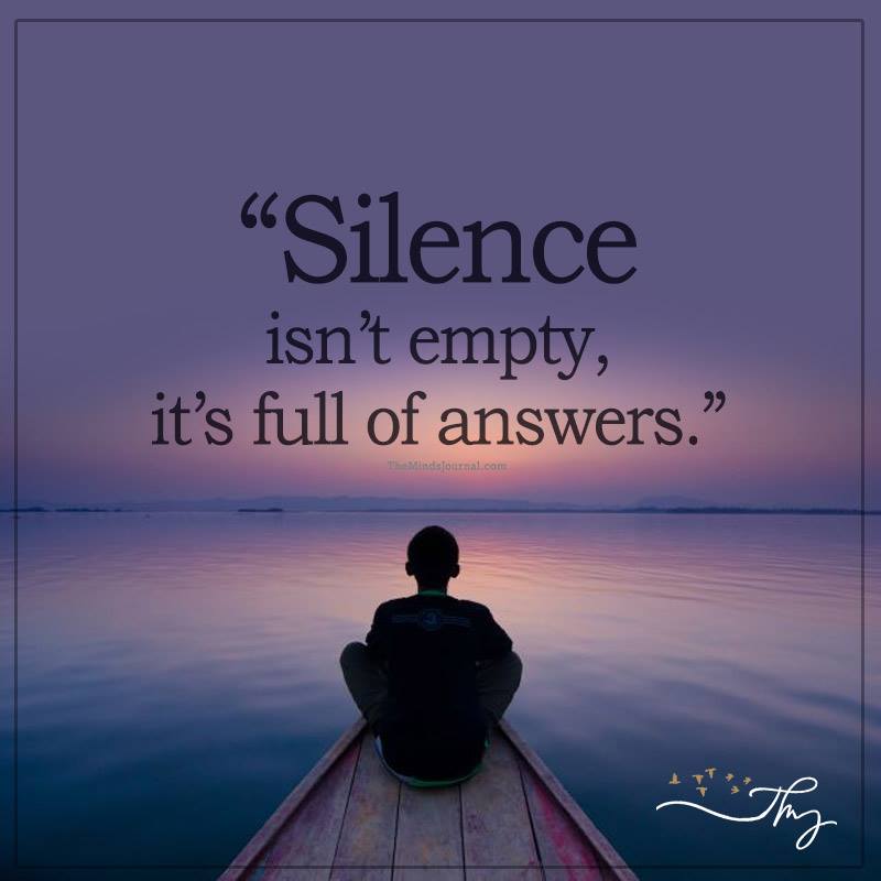 Silence Isn’t Empty