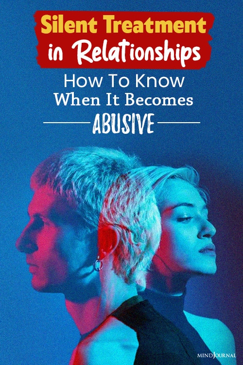 silent treatment pin