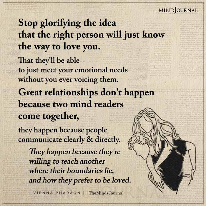 Stop Glorifying The Idea That The Right Person Will Just Know