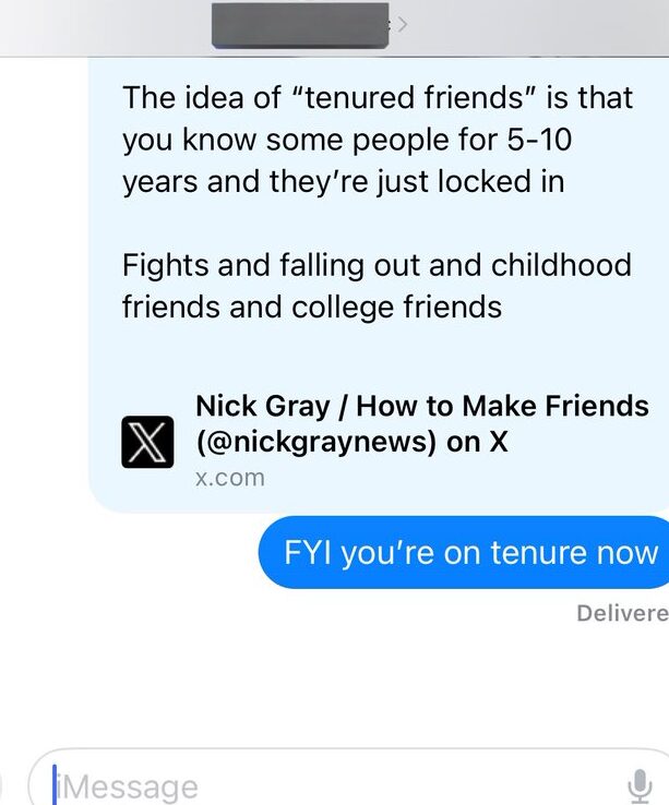 Tenured Friend