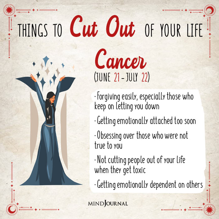 things to cut out of your life cancer