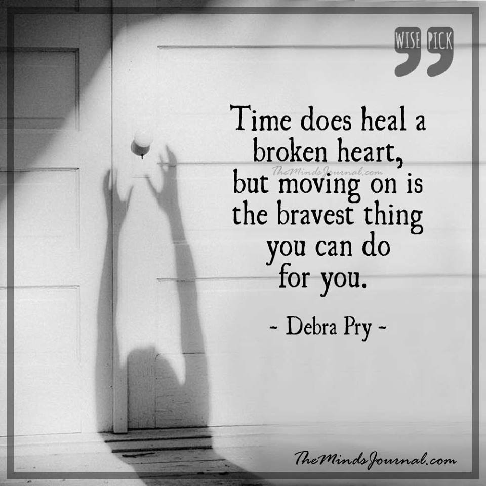 Time does heal a broken heart