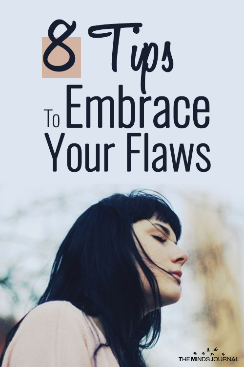 tips embrace your flaws pin