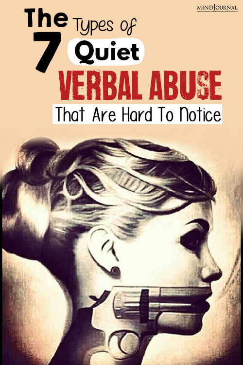 types quiet verbal abuse hard to notice pin