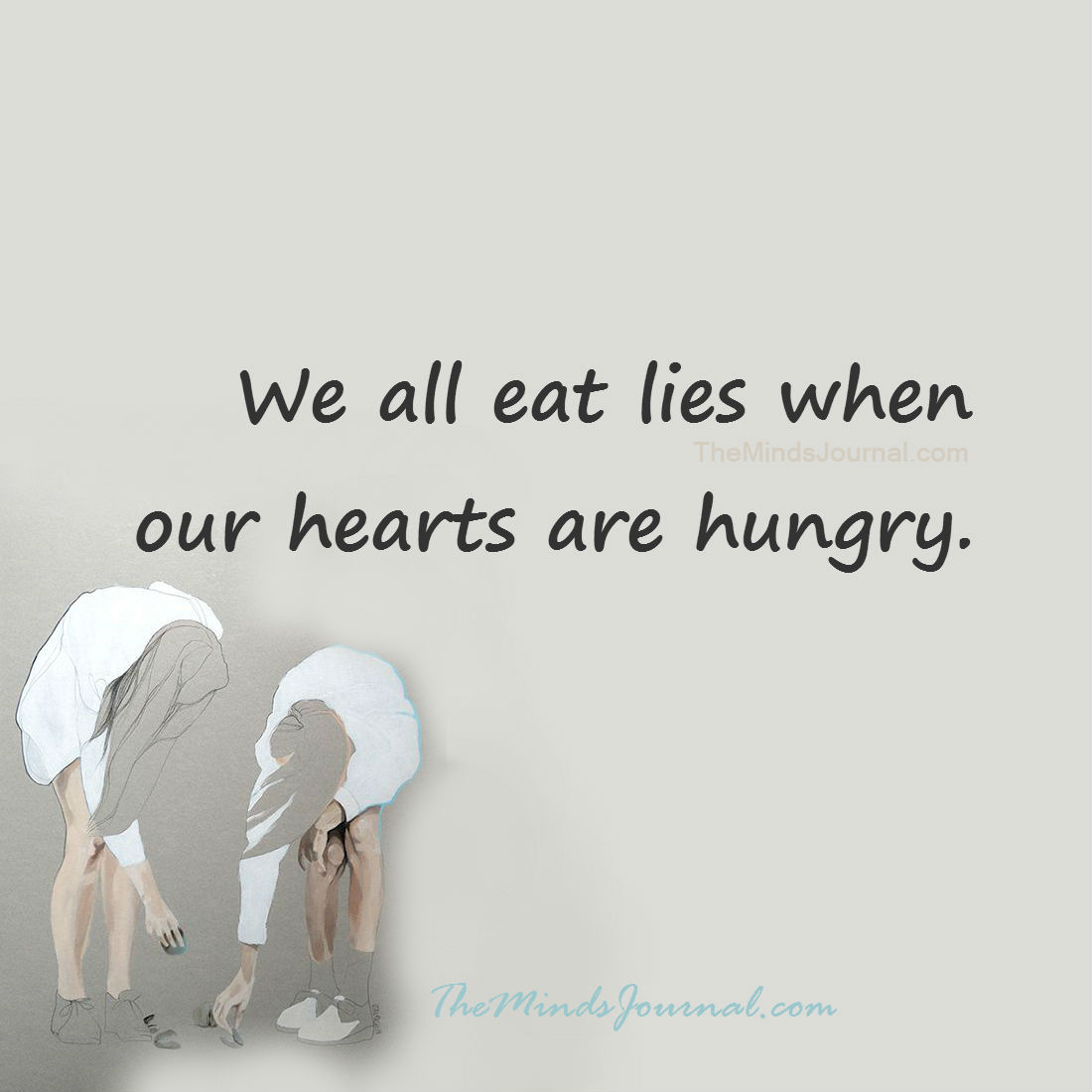 We all eat lies