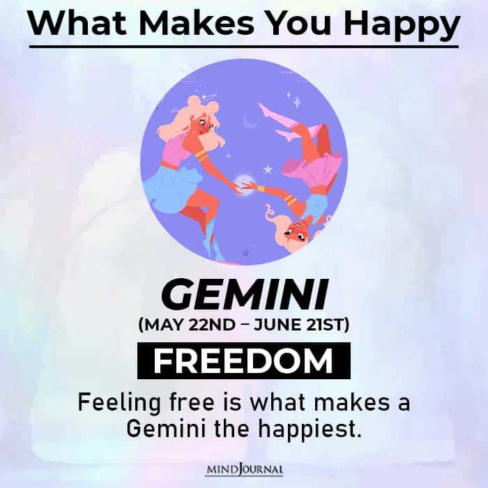 what makes you happy gemini