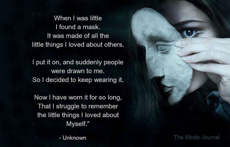 When I Was Little I Found A Mask