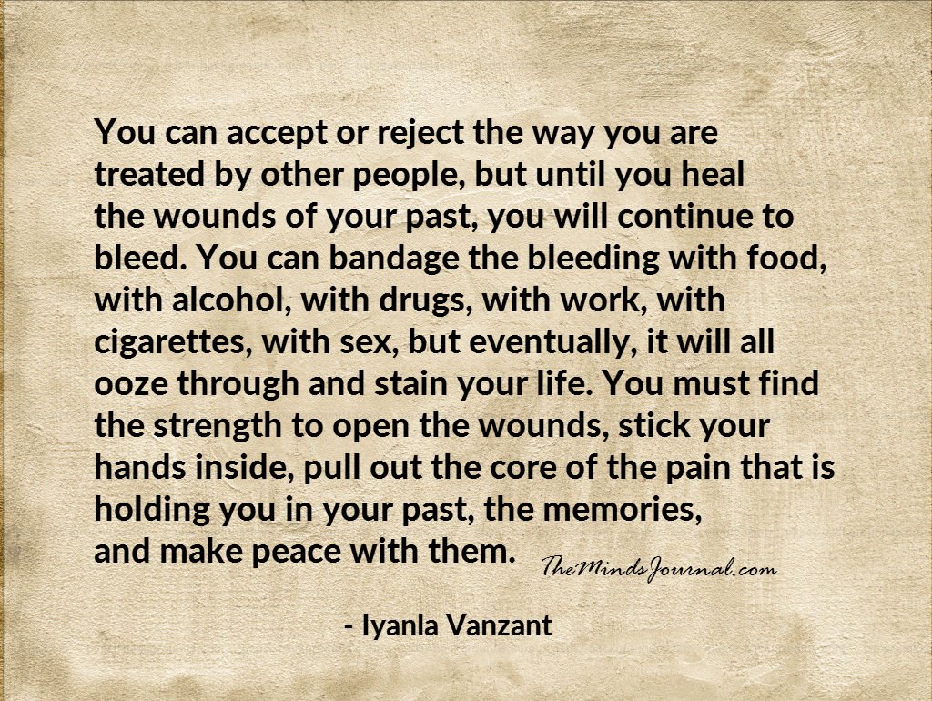 You Can Accept Or Reject The Way You Are Treated By Other People