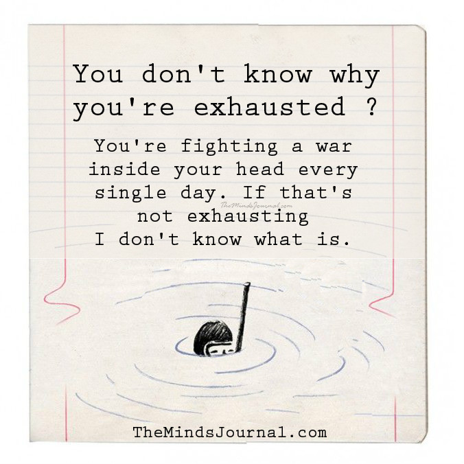 You know what’s exhausting ?