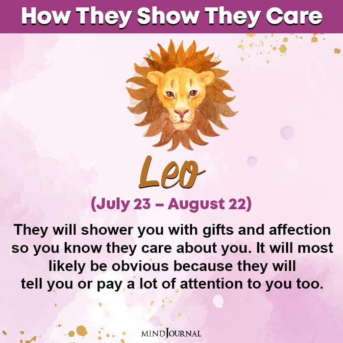 zodiac sign care leo