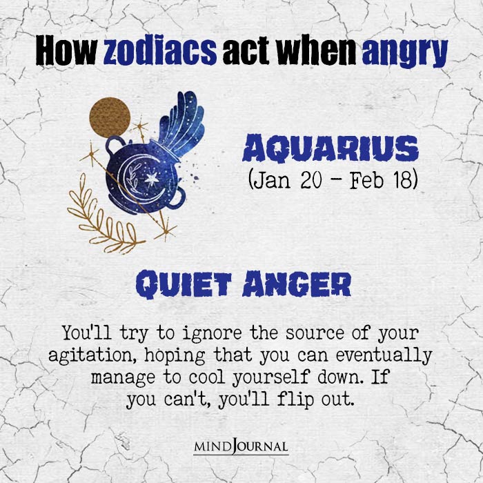 zodiacs act when angry aquarius