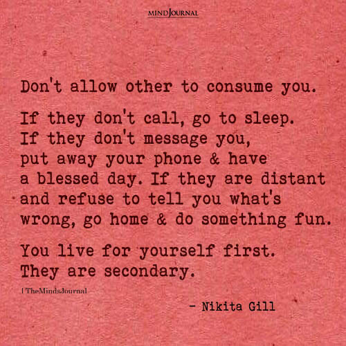 Don't Allow Others To Consume You - Nikita Gill Quotes