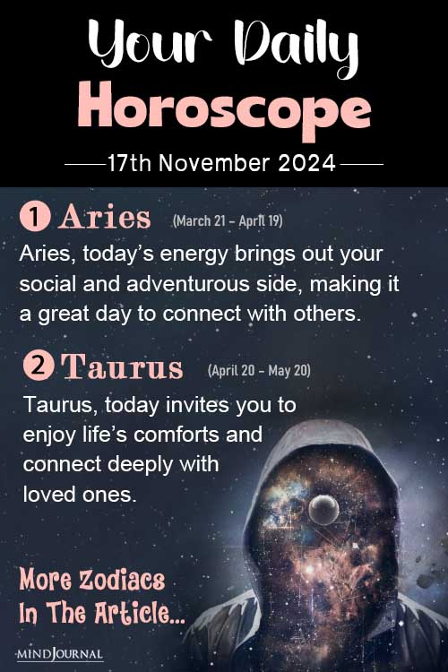 Daily Horoscope 17 November 2024 Prediction for Each Zodiac Sign The