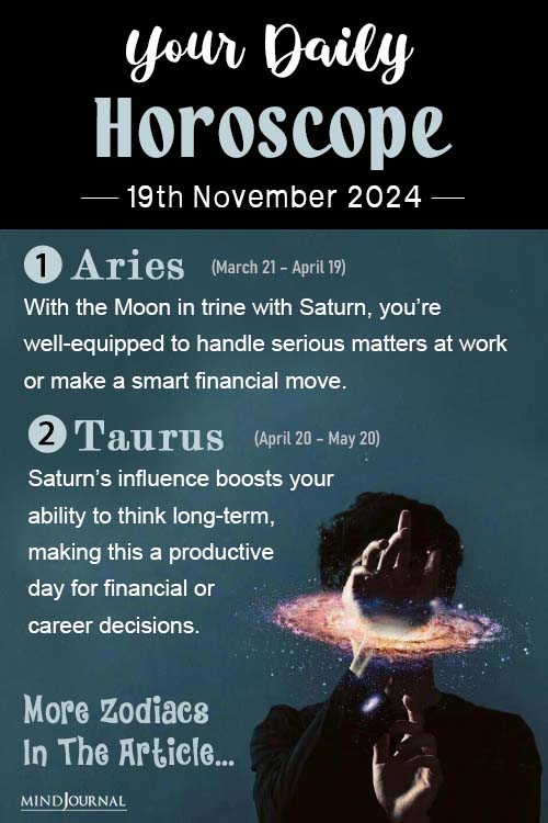 Daily Horoscope 19 November 2024: Prediction for Each Zodiac Sign 2 horoscope