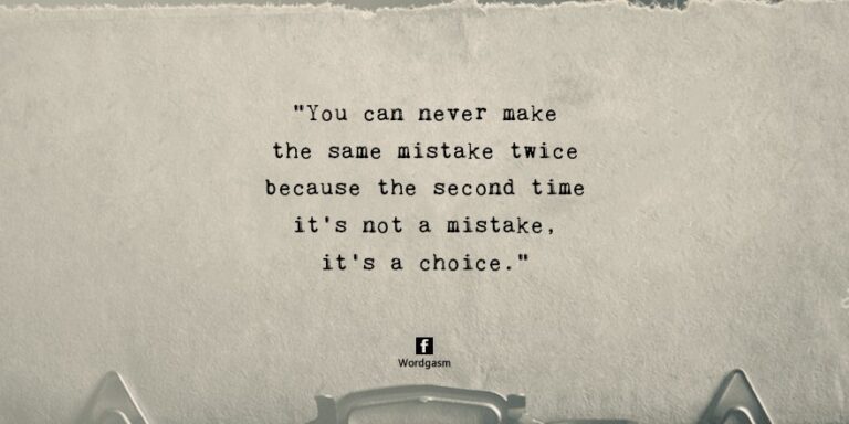 Are You Making The Same Mistake Twice? 9 Ways To Stop!