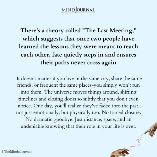 Last Meeting Theory - Letting Go Quotes