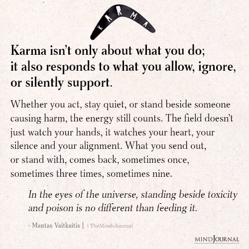 Create good karma