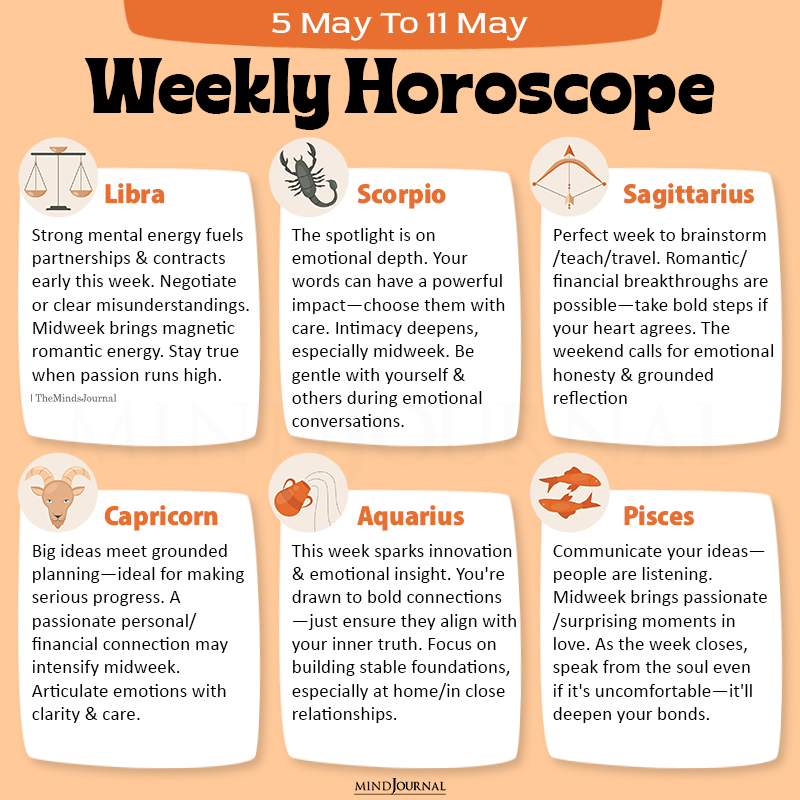 Weekly Horoscope 5 May To 11 May part two