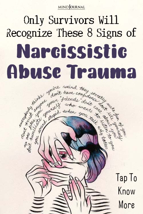 signs of trauma from narcissistic abuse