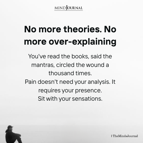 Pain Doesn't Need Your Analysis - J. Mike Fields Quotes